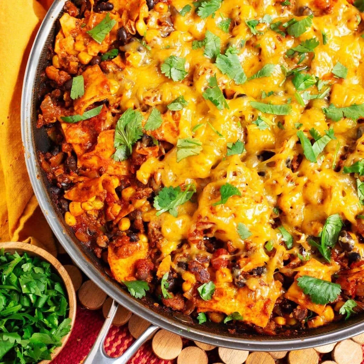 Beef Enchilada Skillet Dinner