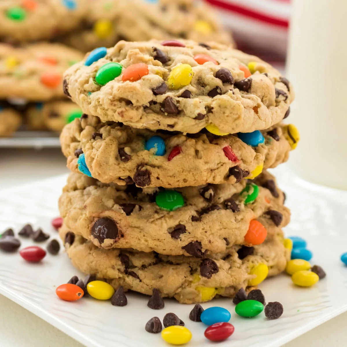 Chewy Soft Monster Cookies