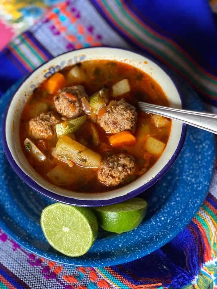 Chipotle Meatball Soup