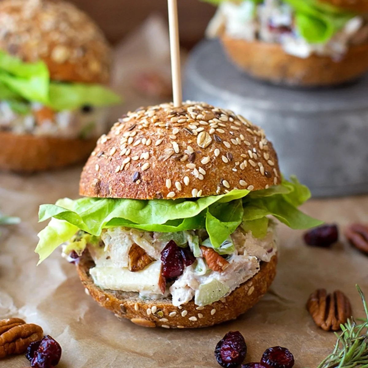 Cranberry Pecan Chicken Salad