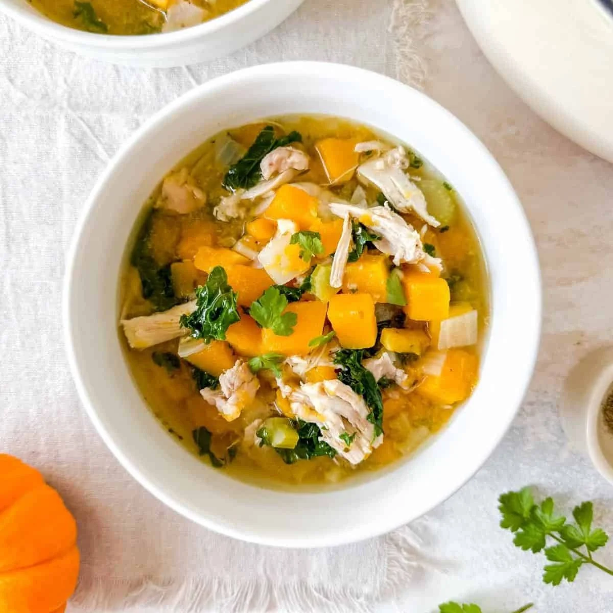Creamy Butternut Squash Chicken Soup