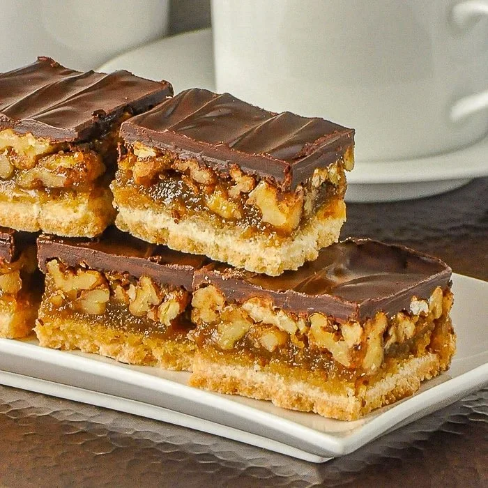 Creamy Cocoa Pecan Squares
