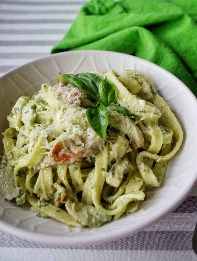 Creamy Pesto Chicken Pasta