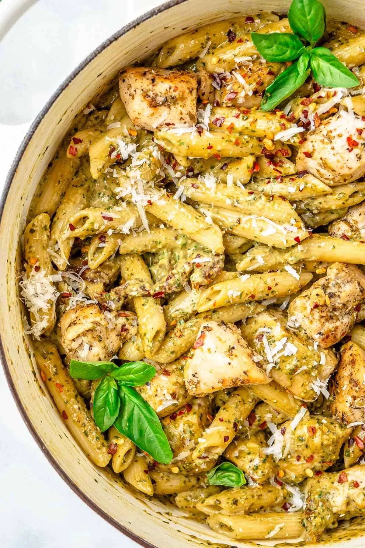 Creamy Pesto Chicken Pasta