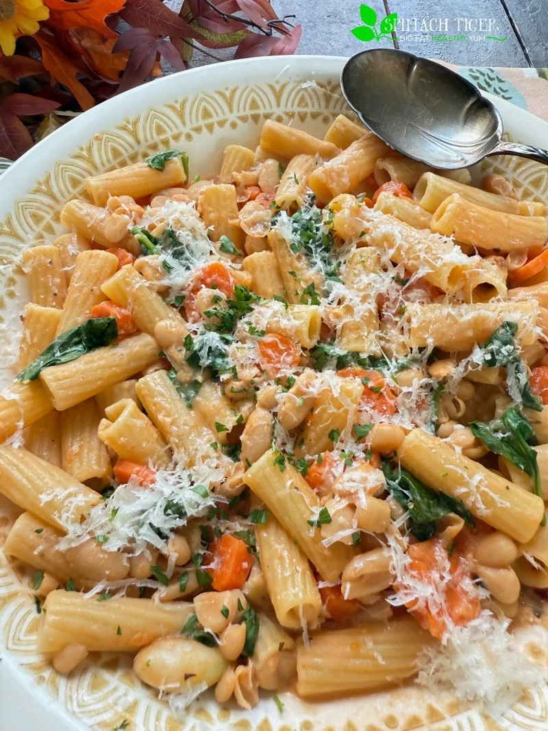 Creamy Tuscan Bean Pasta