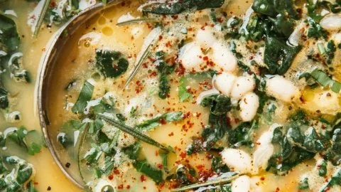 Creamy White Bean and Kale Soup