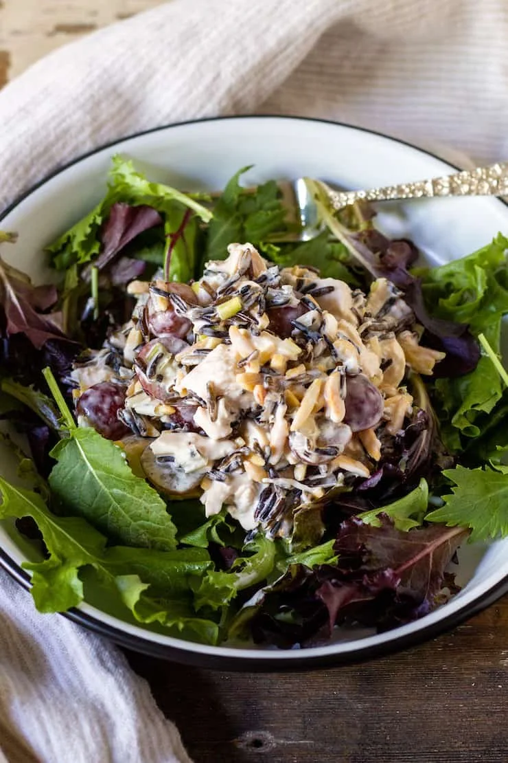 Creamy Wild Rice Chicken Salad
