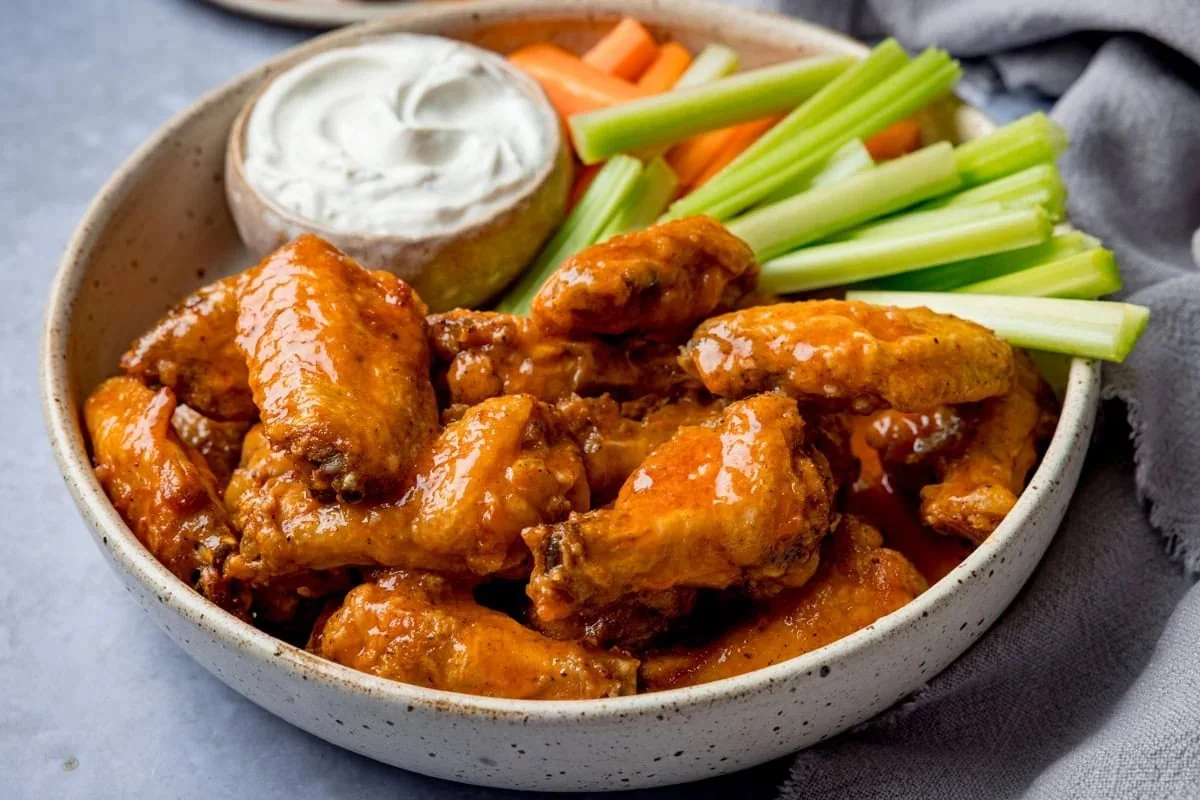 Crispy Air Fryer Buffalo Wings