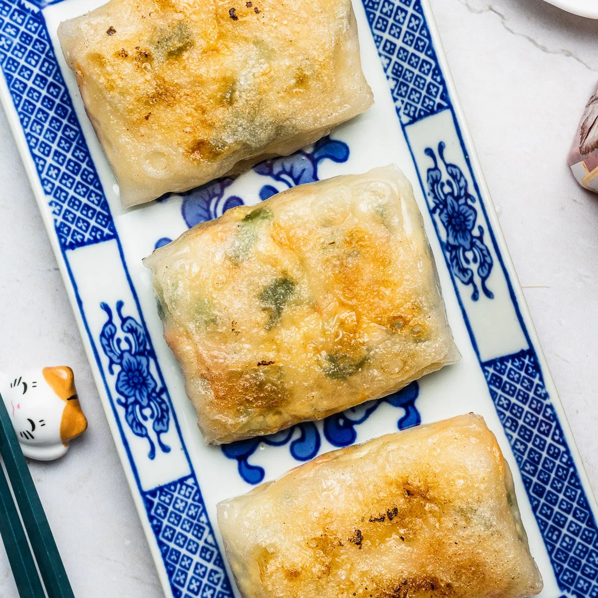 Crispy Dumplings Wrapped in Rice Paper