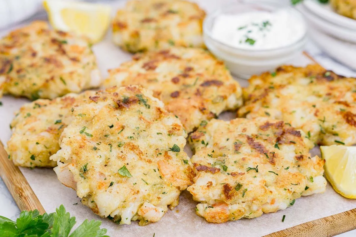 Crispy Shrimp Fritters