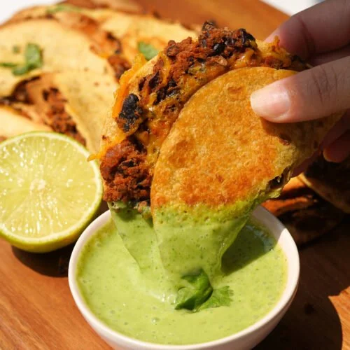 Crunchy Black Bean Tacos