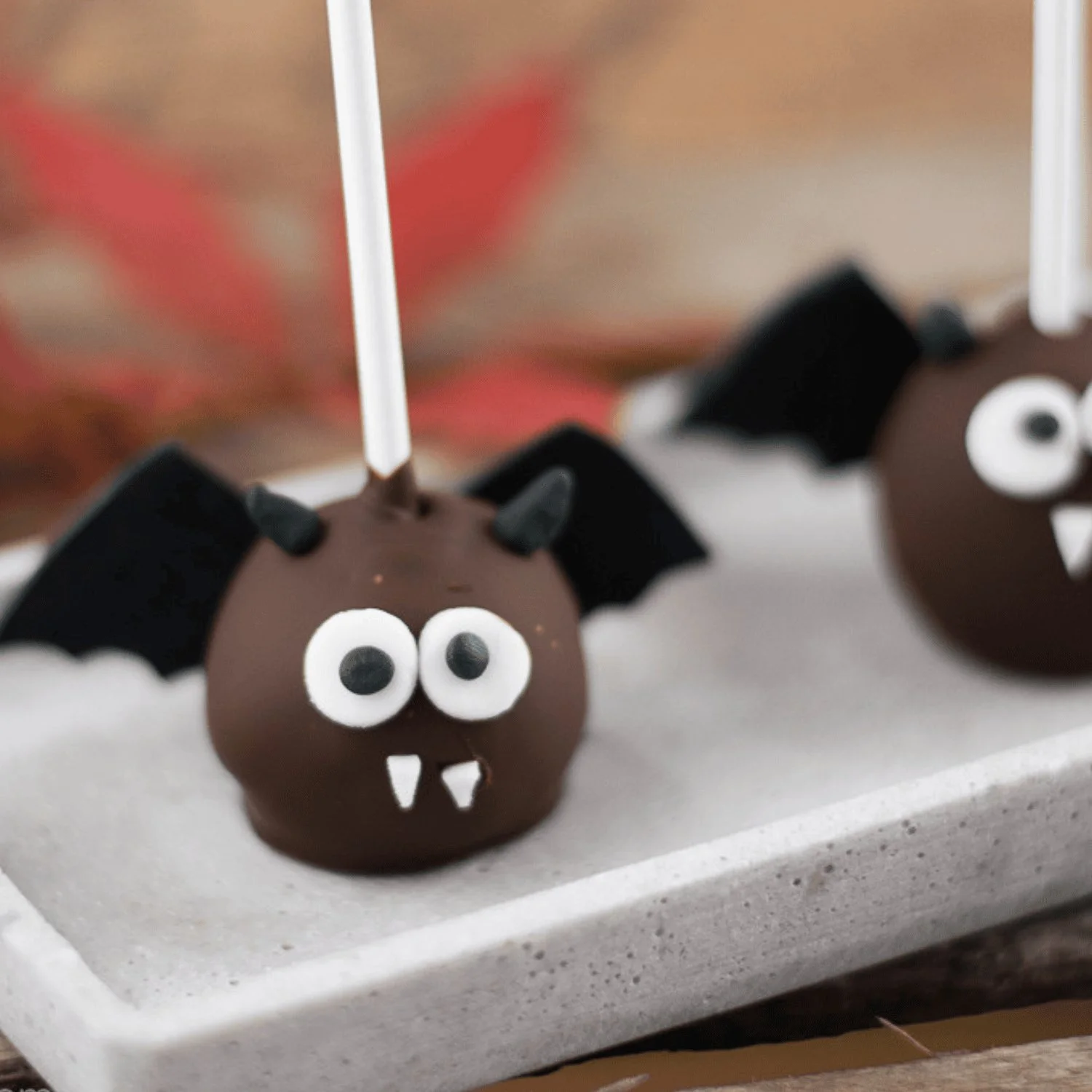 Cute Dracula Halloween Cake Pops