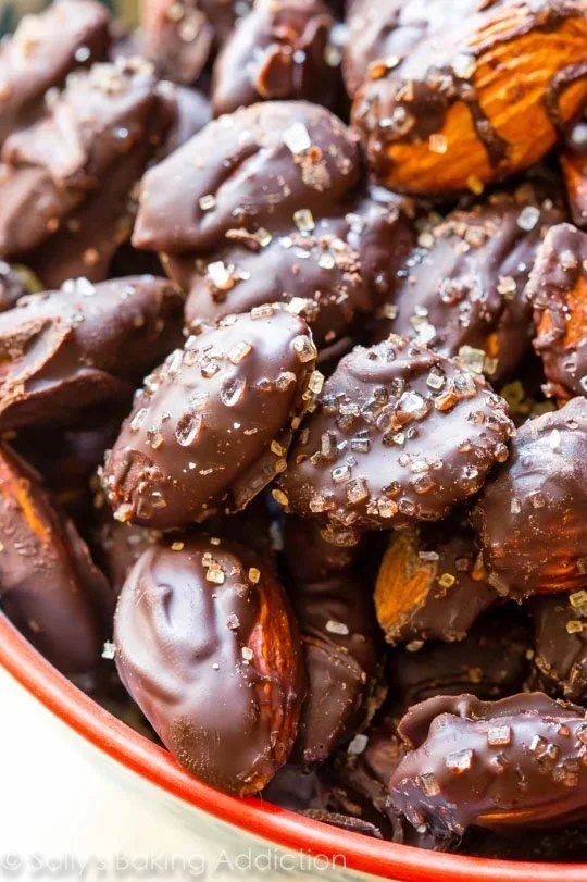 Dark Chocolate with Sea Salt Almonds