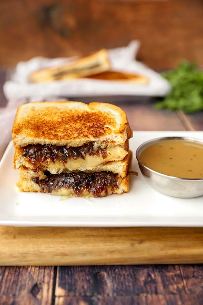 French Onion Grilled Cheese Sandwich