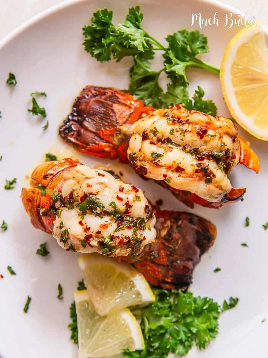 Garlic Butter Baked Lobster Tails