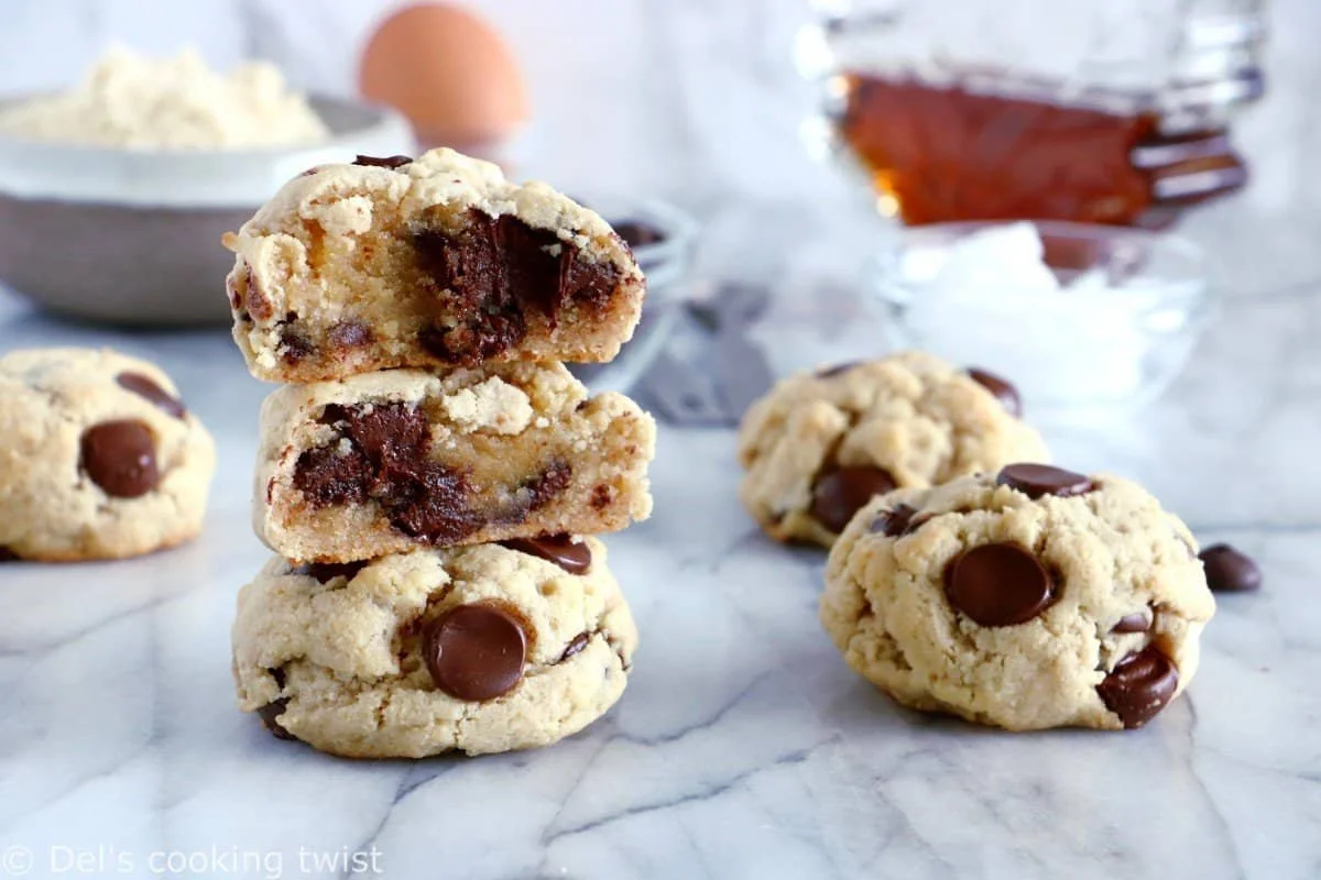 Gluten-Free Dairy-Free Coconut-Oil Chocolate Chip Cookies