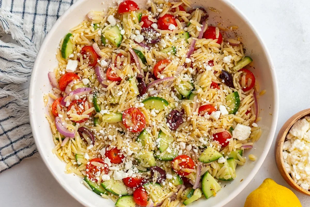 Greek-Style Orzo Salad