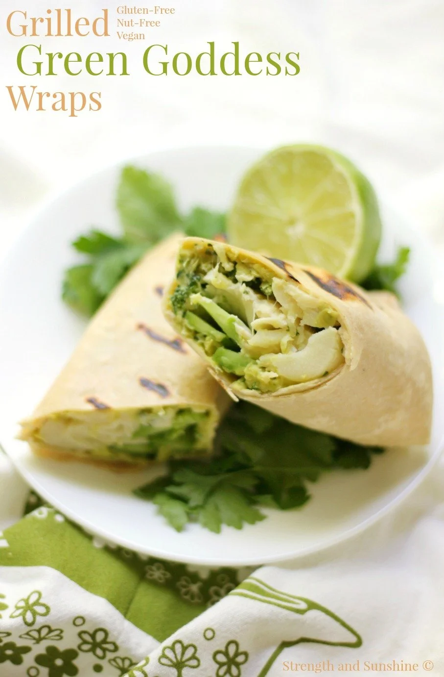 Grilled Green Goddess Wraps