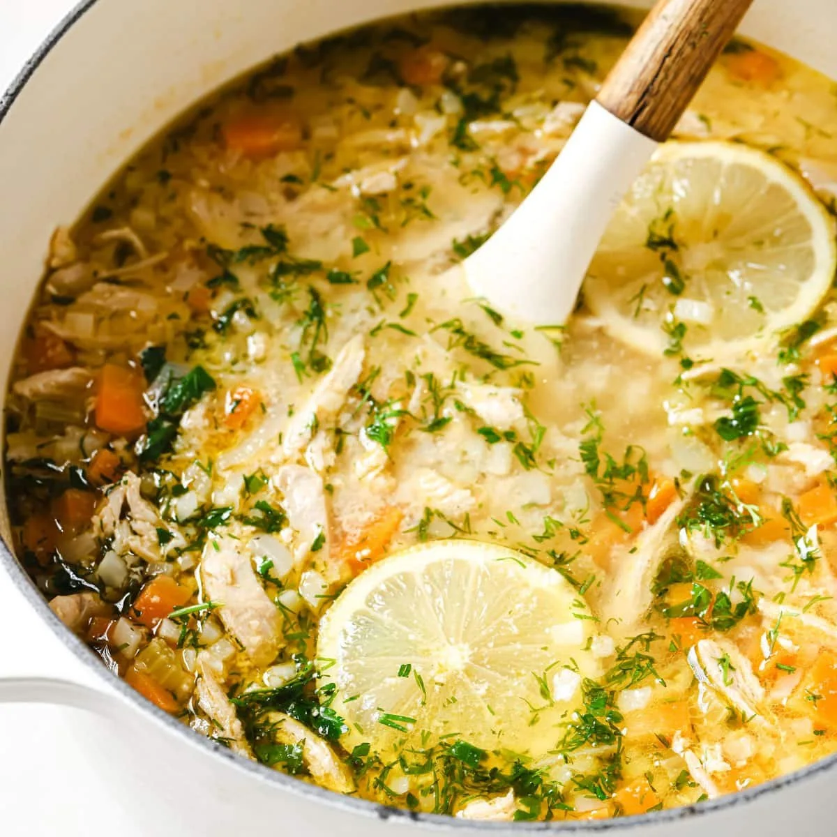 Healthy Keto Greek Lemon Chicken Soup
