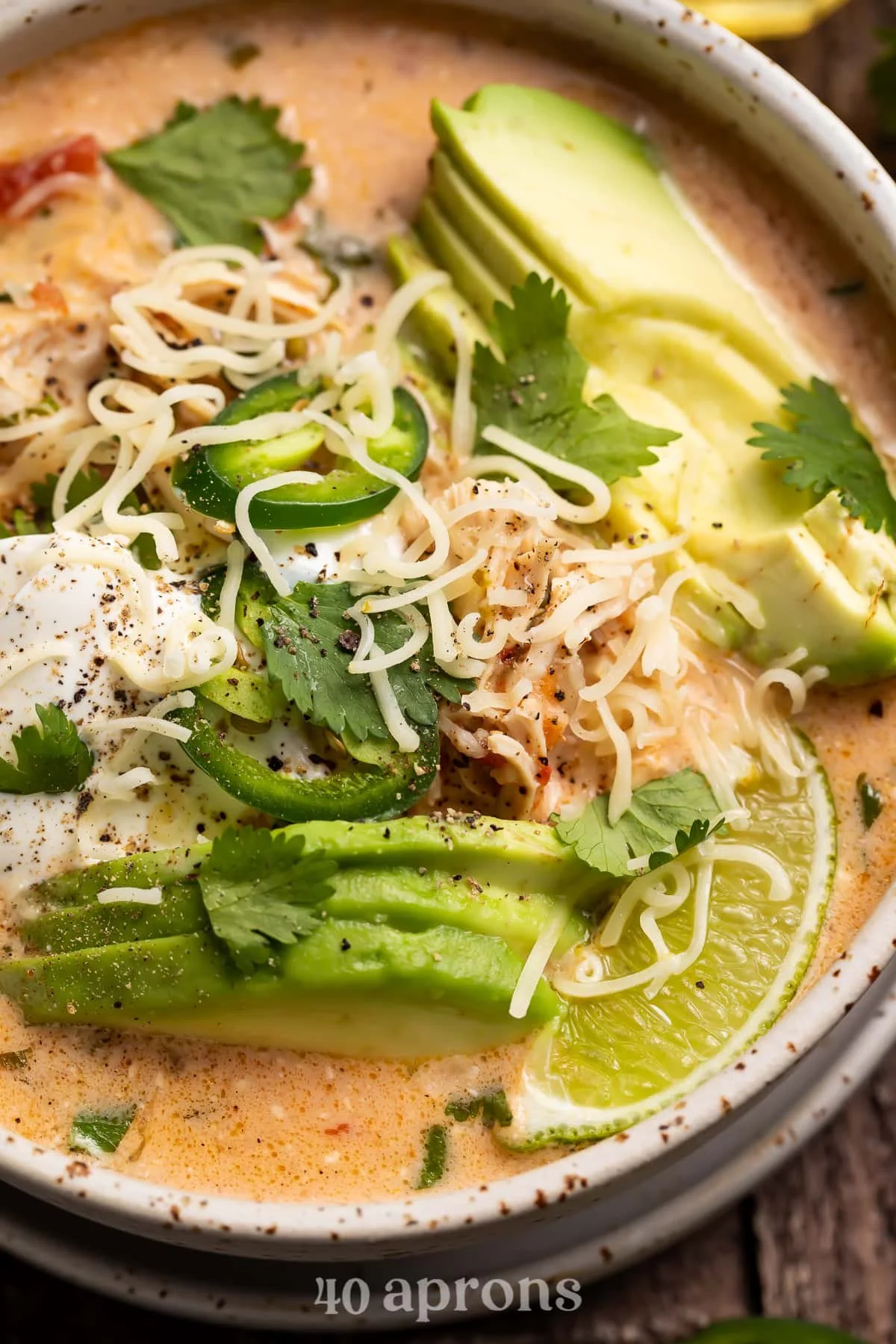 Low Carb Chicken Tortilla Soup