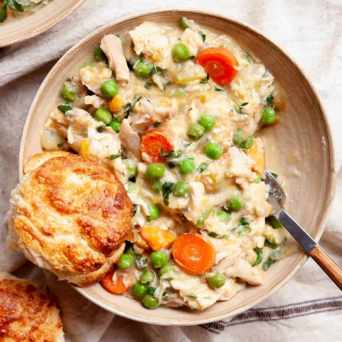 No Crust Chicken Pot Pie