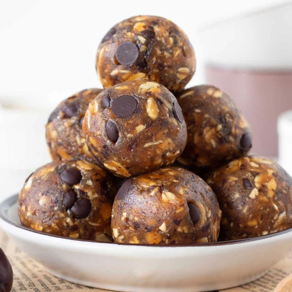 Oat Peanut Butter Date Balls