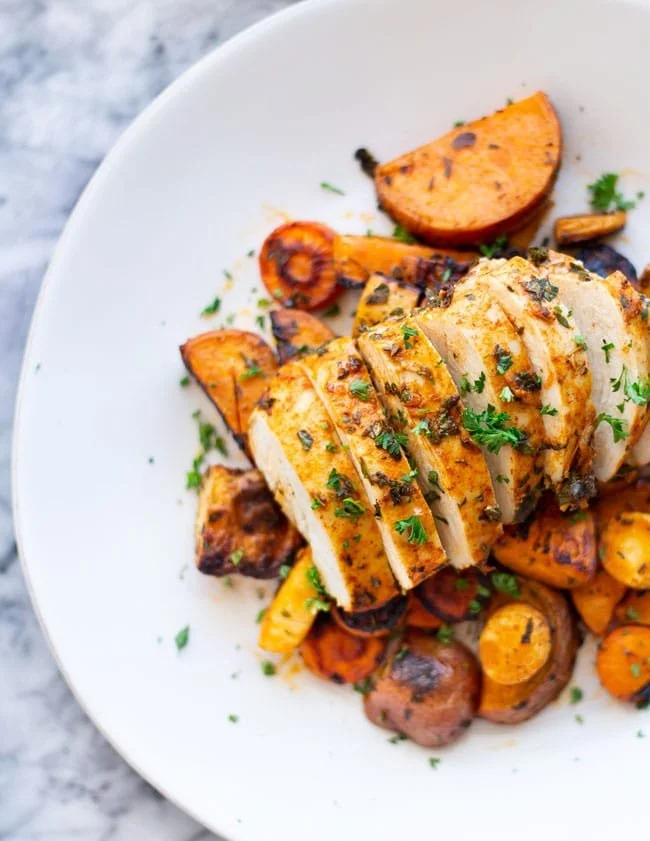 One-Pan Herb Roasted Chicken and Vegetables