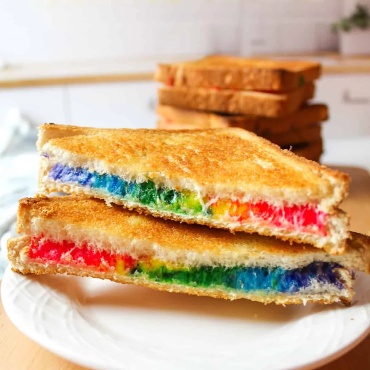 Rainbow Grilled Cheese
