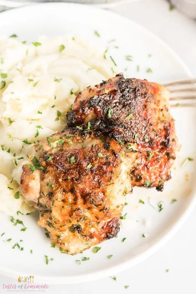 Ranch Crusted Air-Fried Chicken Thighs