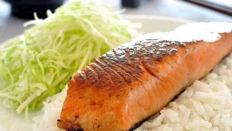 Salmon in Mirin and Soy Sauce