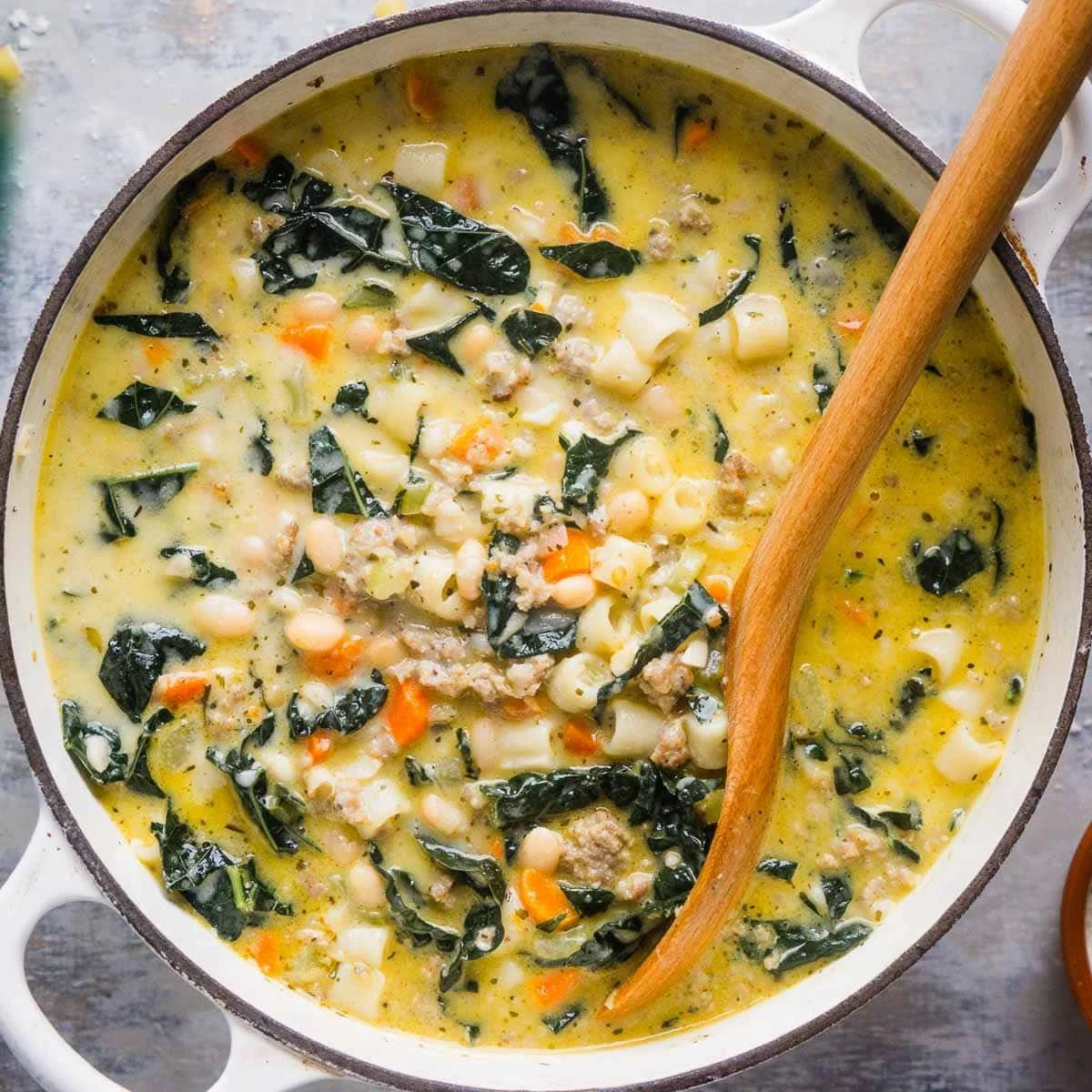 Sausage Kale Bean Soup