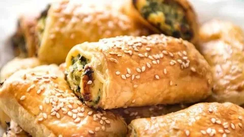 Savory Spinach Ricotta Pinwheels