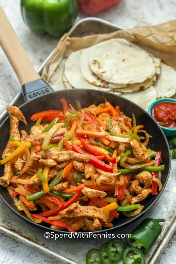 Simple Chicken Fajitas