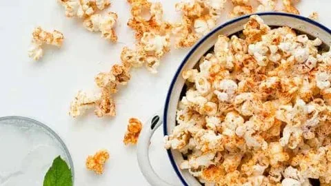 Spiced Parmesan Popcorn
