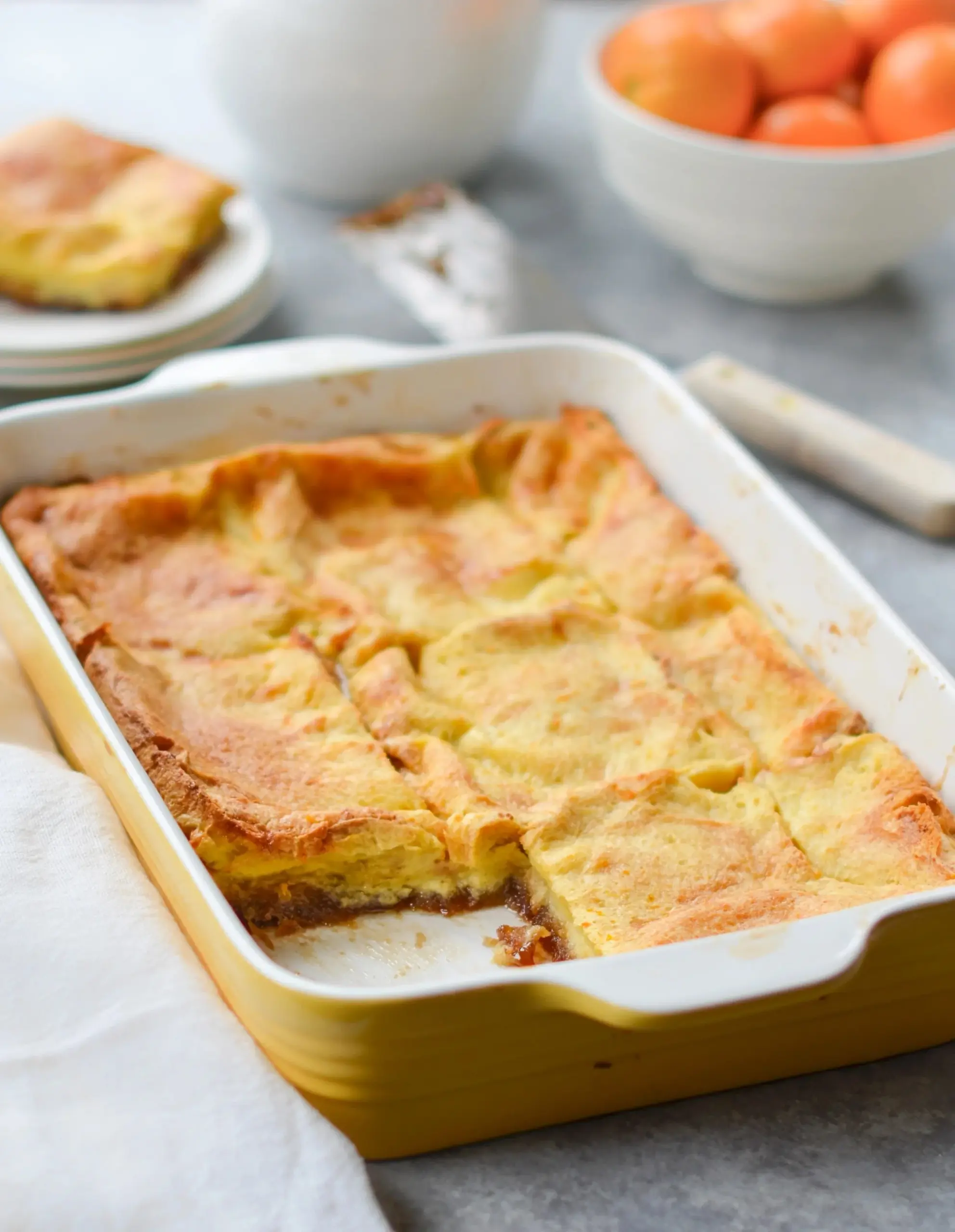 Spiked Caramel French Toast Bake