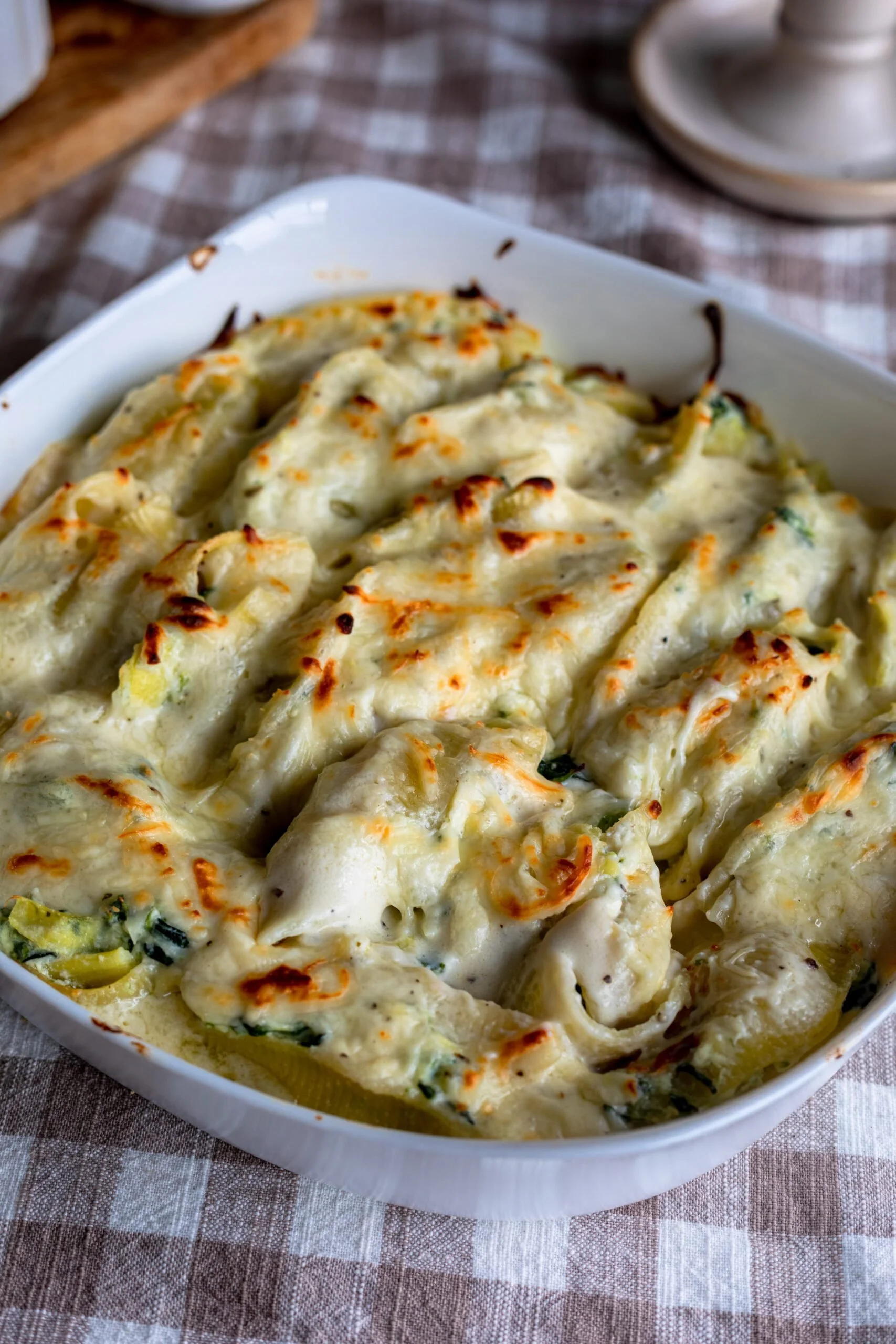 Spinach Artichoke Stuffed Shells