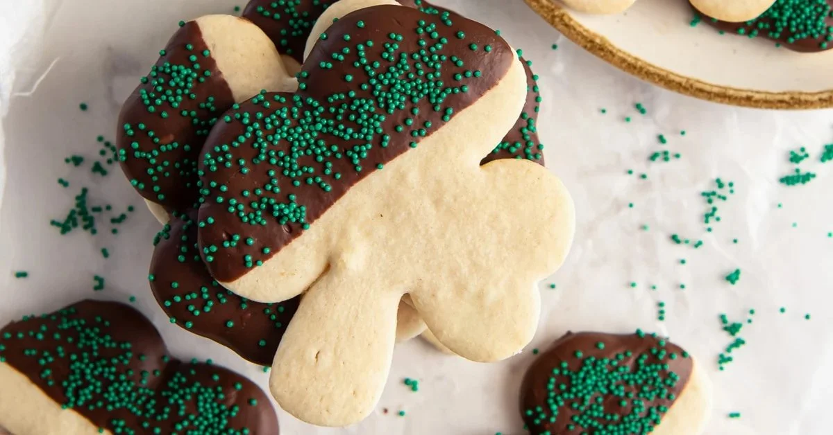 St Patrick’s Day Shamrock Cookies