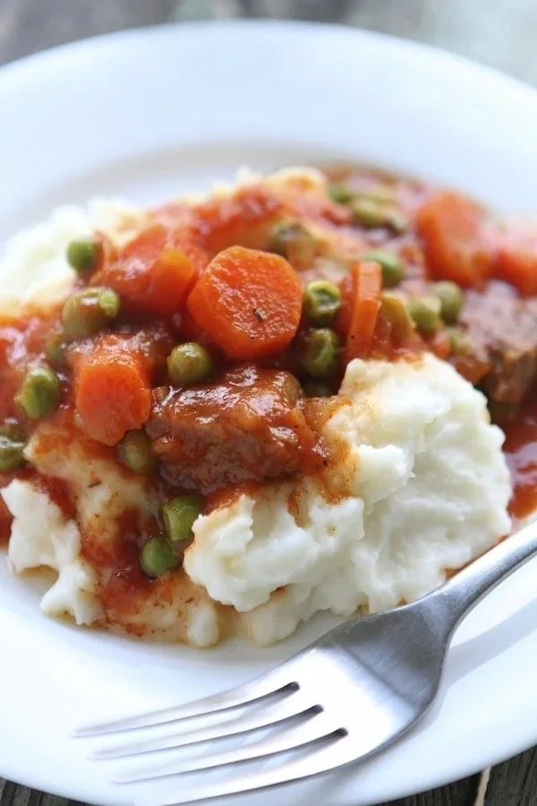 Swiss Steak with Mashed Potatoes