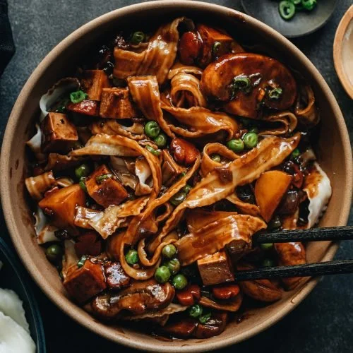 Vegan Jajangmyeon Noodles