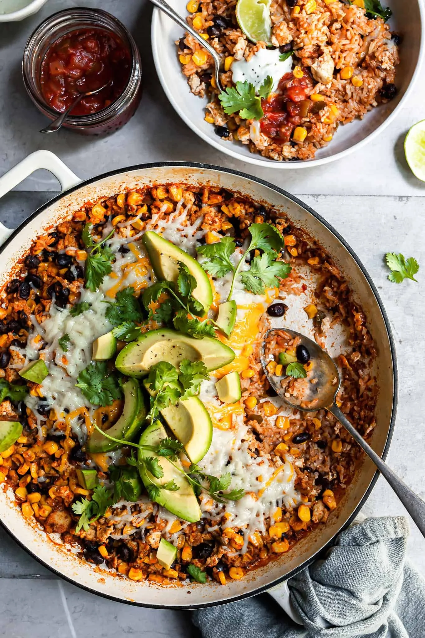 Vegan Mexican Rice Bake